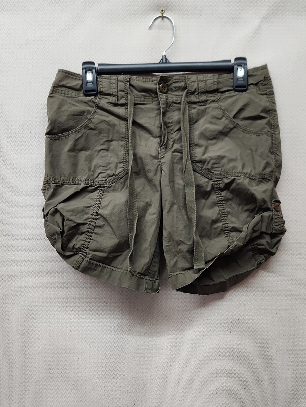 INC International Concepts Olive Utility Cargo Shorts